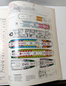 Paquet French Cruises ss Rhapsody Inaugural Cruises 1982-83 Brochure - TulipStuff