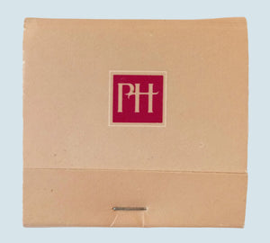 Parker House Dunfey Classic Hotel Boston MA Vintage Matchbook 1981 - TulipStuff