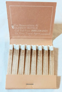 Parker House Dunfey Classic Hotel Boston MA Vintage Matchbook 1981 - TulipStuff