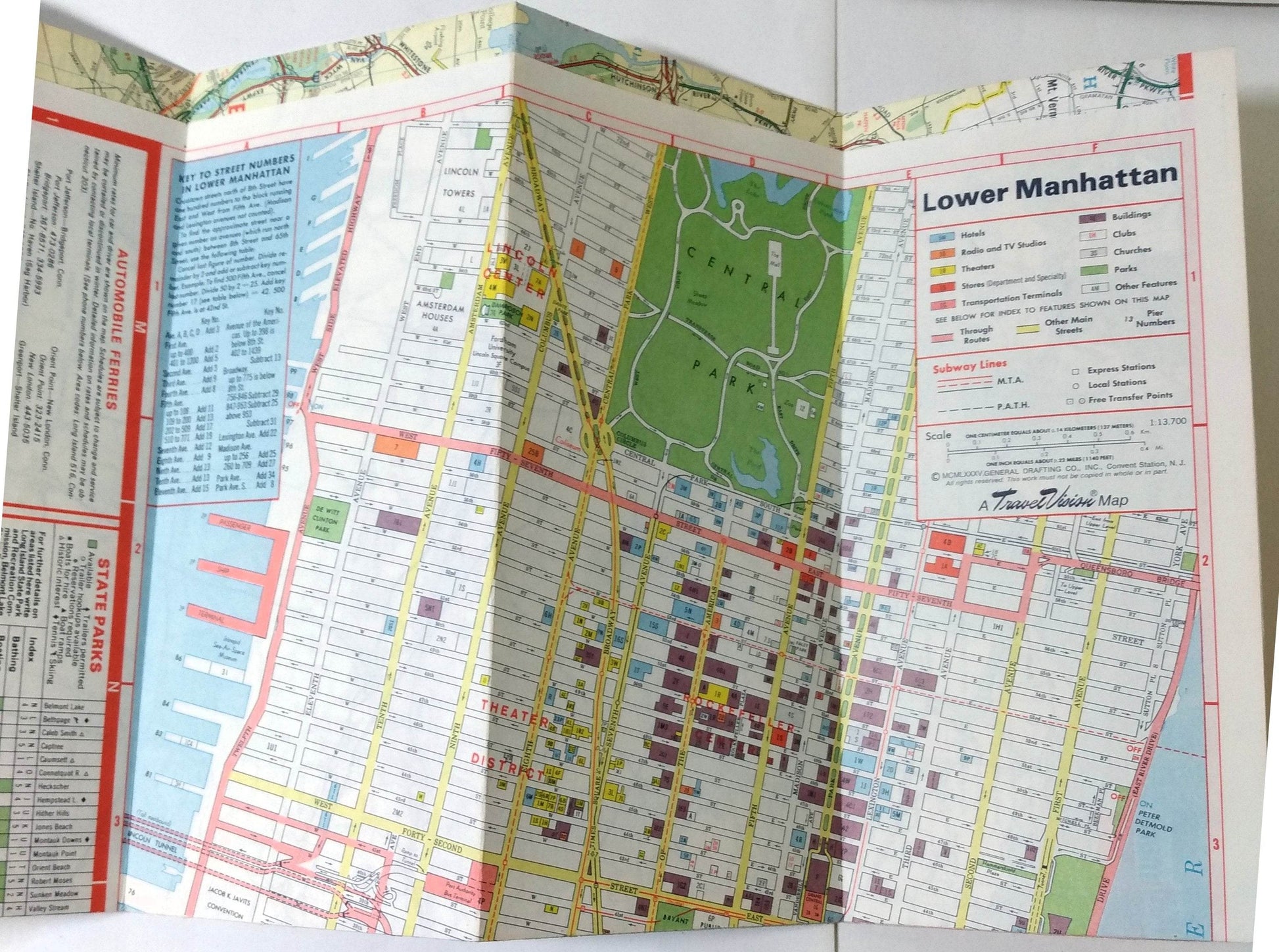 Pathmark New York City and Long Island Street Map 1985 - TulipStuff