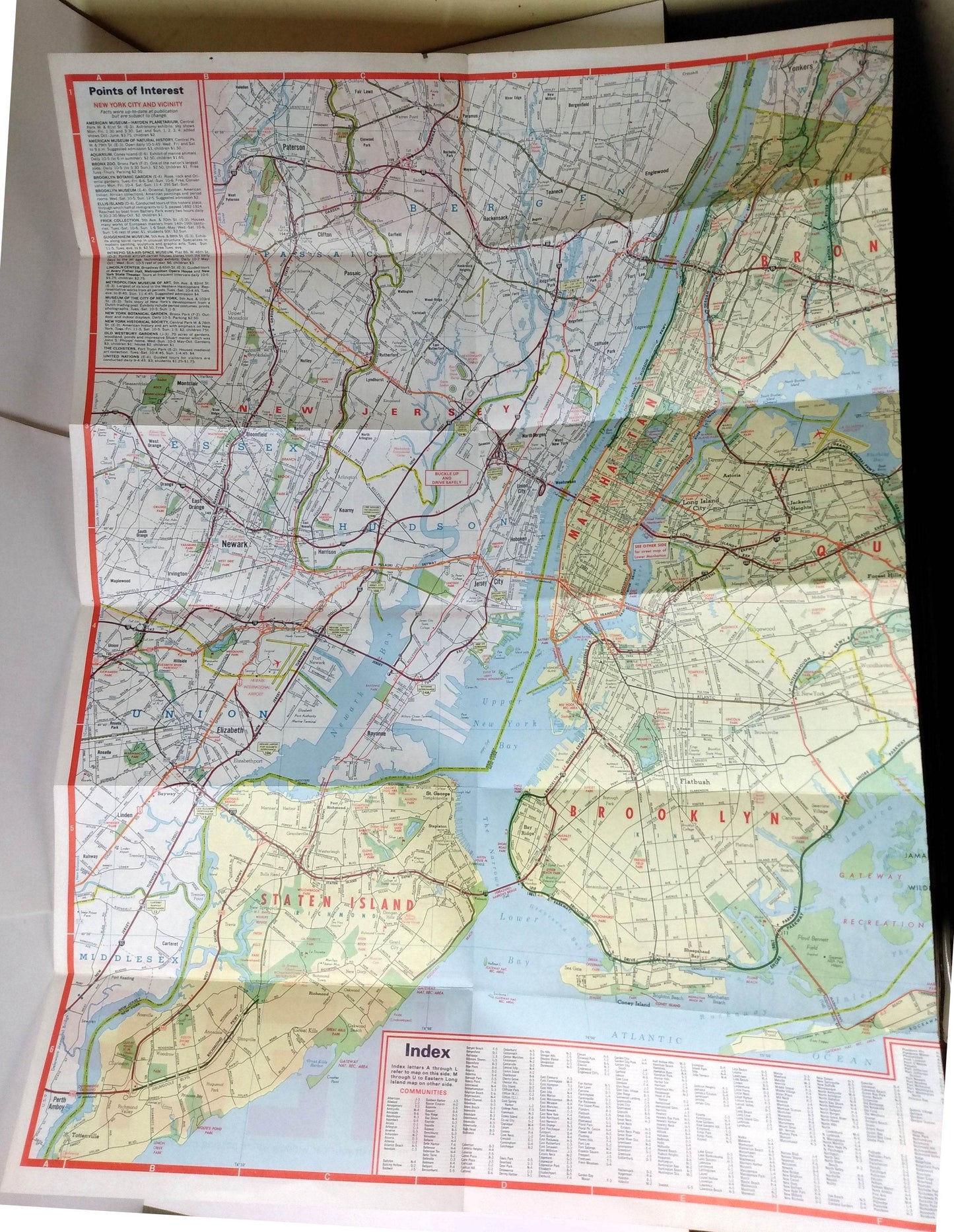Pathmark New York City and Long Island Street Map 1985 - TulipStuff