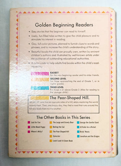 Pear-Shaped Hill Irving Leitner Golden Beginning Reader 1969 - TulipStuff