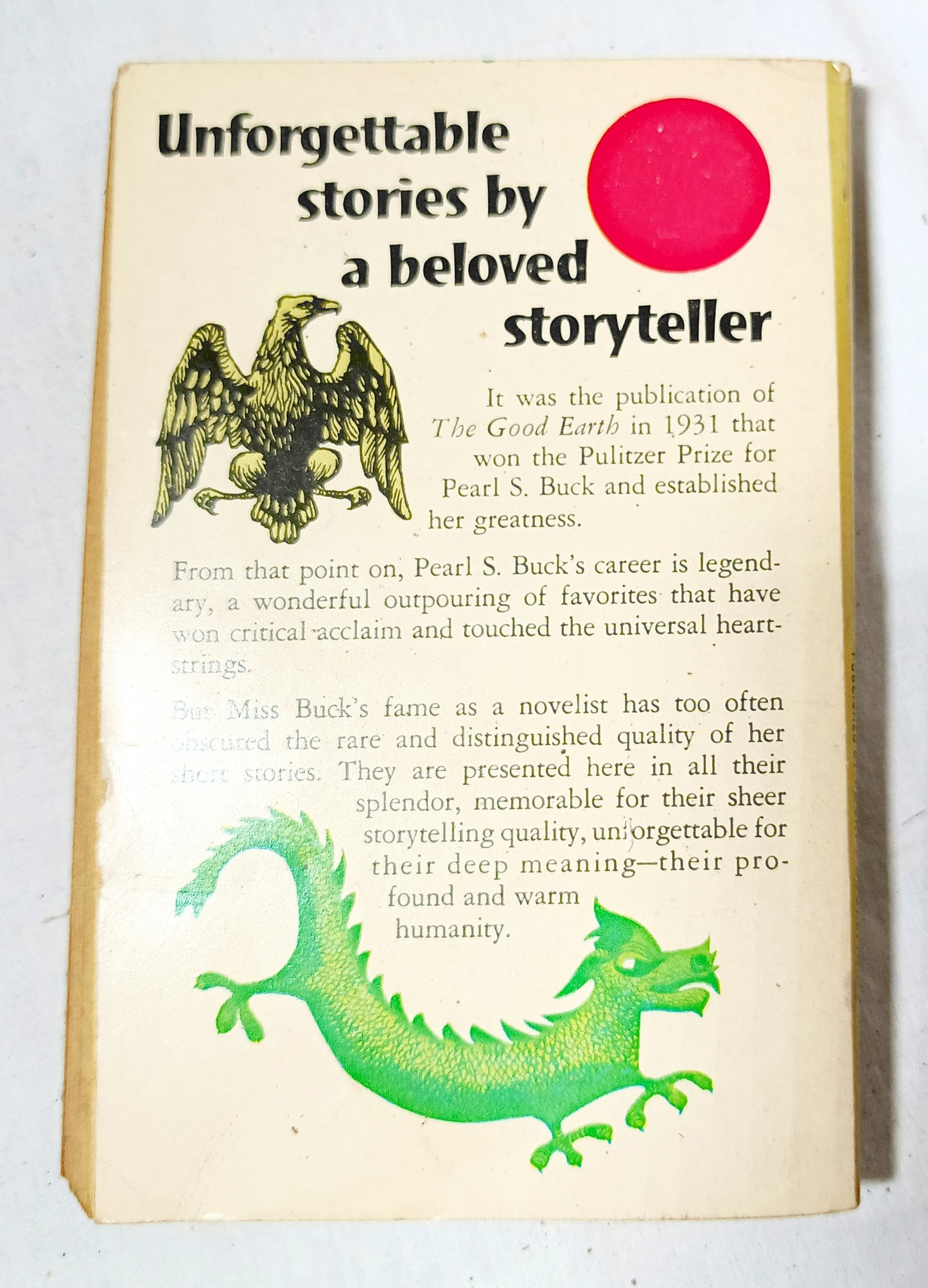Pearl S Buck Hearts Come Home And Other Stories Pocket Books 1962 - TulipStuff