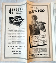 Load image into Gallery viewer, Pennsylvania Railroad East-West Passenger Timetables March 1938 - TulipStuff
