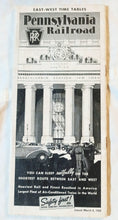 Load image into Gallery viewer, Pennsylvania Railroad East-West Passenger Timetables March 1938 - TulipStuff
