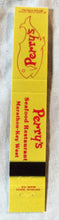 Load image into Gallery viewer, Perry&#39;s Seafood Restaurant Marathon Key West FL Matchbook Cover 1970&#39;s - TulipStuff
