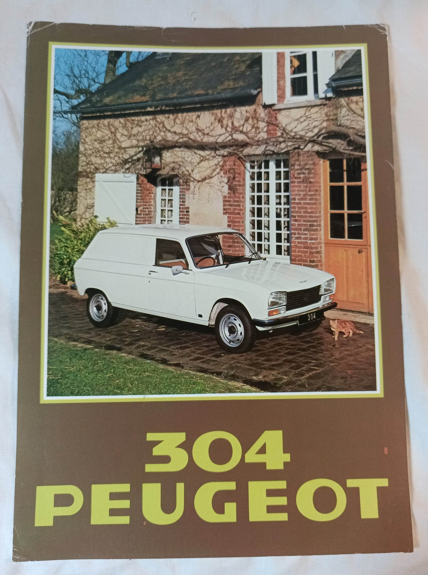 Peugeot 304 Van UK Dealer Sales Sheet Brochure 1979 - TulipStuff