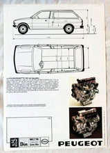 Load image into Gallery viewer, Peugeot 305 Fourgonnette Van Dealer Sales Brochure France 1982 - TulipStuff
