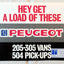 Peugeot 205 305 Vans 504 Pick-ups UK Dealer Sales Brochure 1987 - TulipStuff