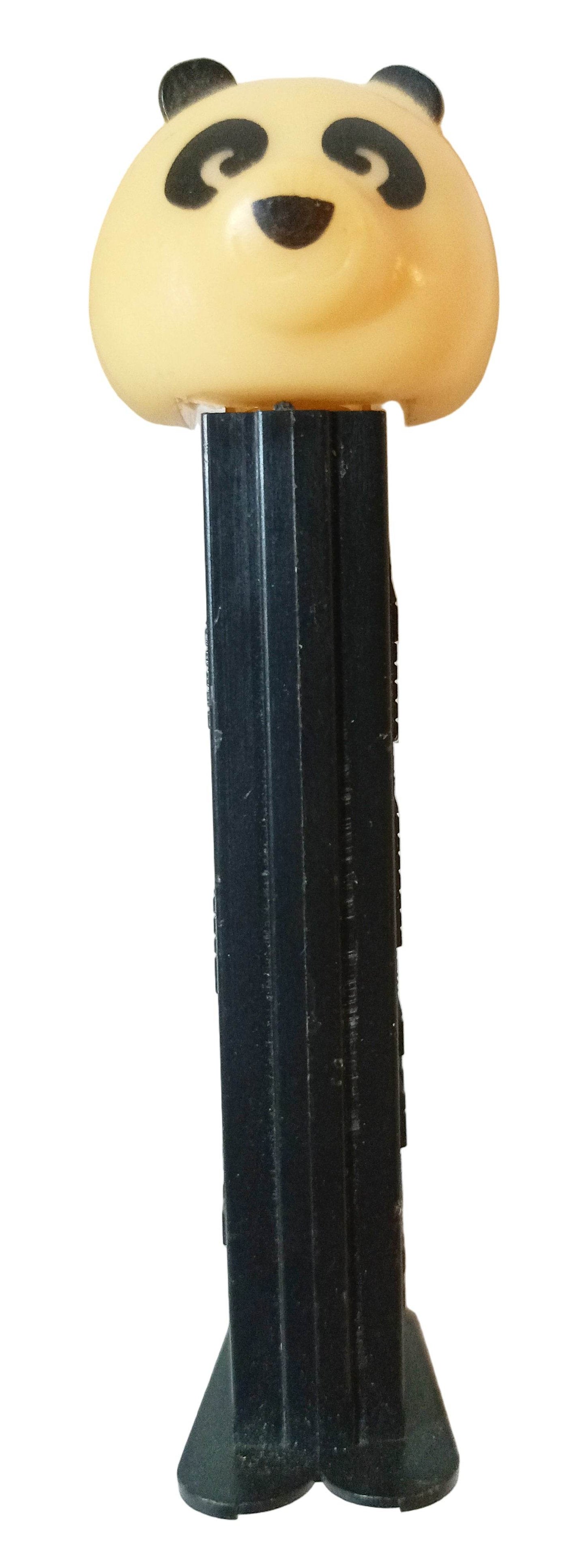 Pez Animals Panda Black White Candy Dispenser Austria 1987 w/feet - TulipStuff