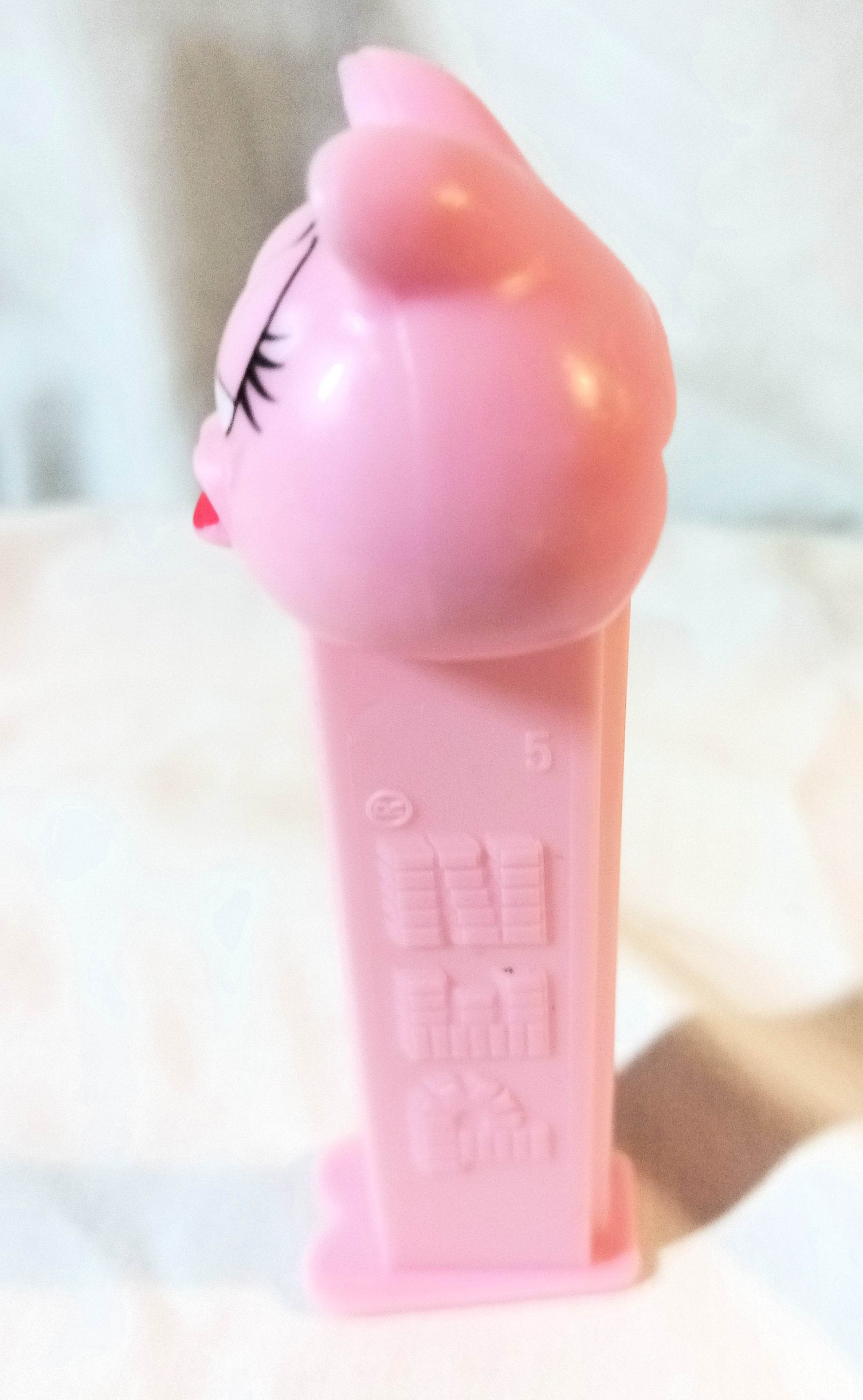 Pez Arlene the Pink Cat (from Garfield) Candy Dispenser Slovenia 1991 - TulipStuff
