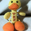 Pez Barn Yard Babies Plush Duck Candy Dispenser Keychain 2005 - TulipStuff