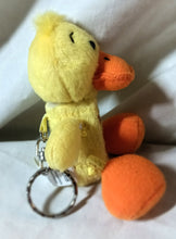 Load image into Gallery viewer, Pez Barn Yard Babies Plush Duck Candy Dispenser Keychain 2005 - TulipStuff
