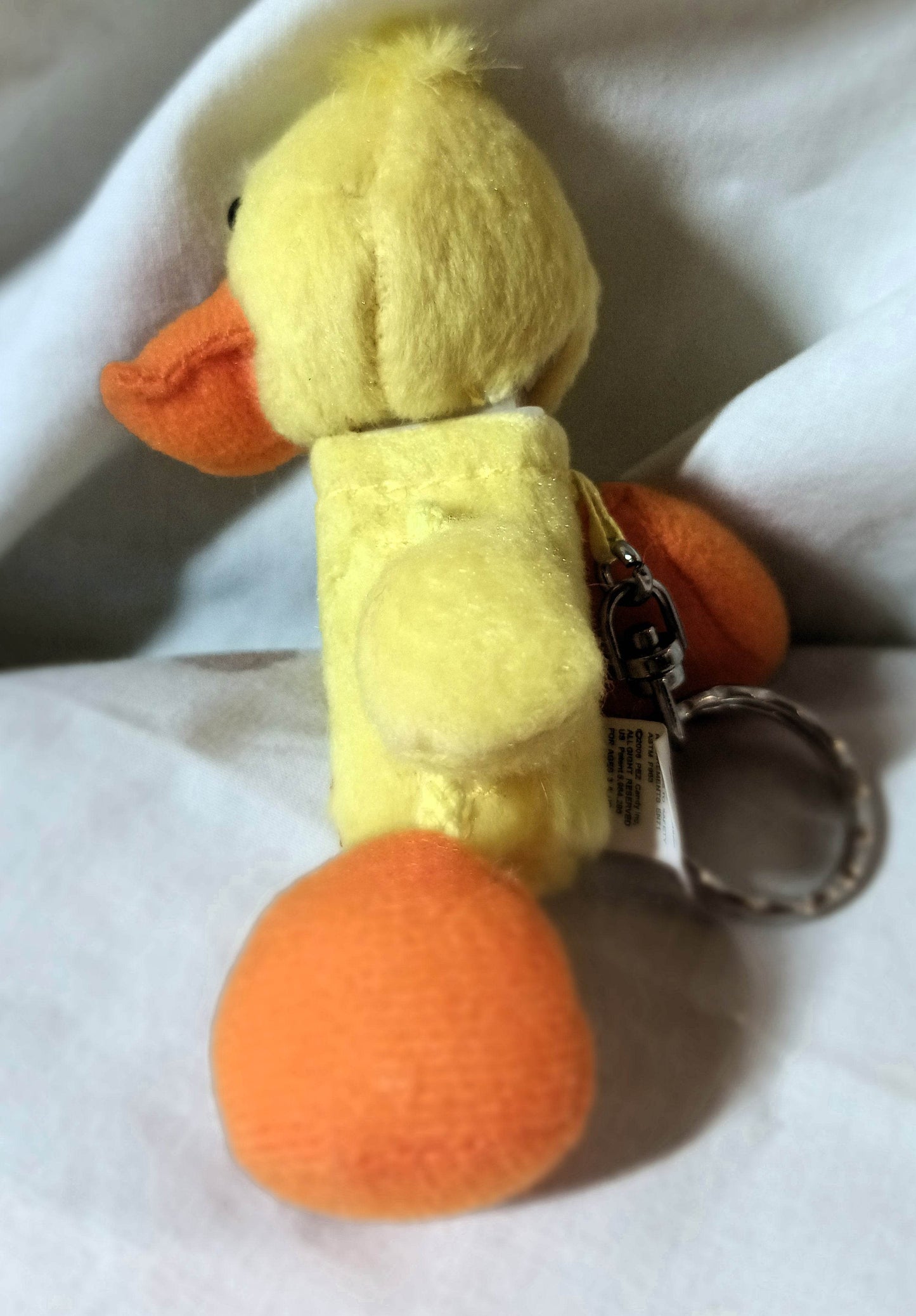 Pez Barn Yard Babies Plush Duck Candy Dispenser Keychain 2005 - TulipStuff