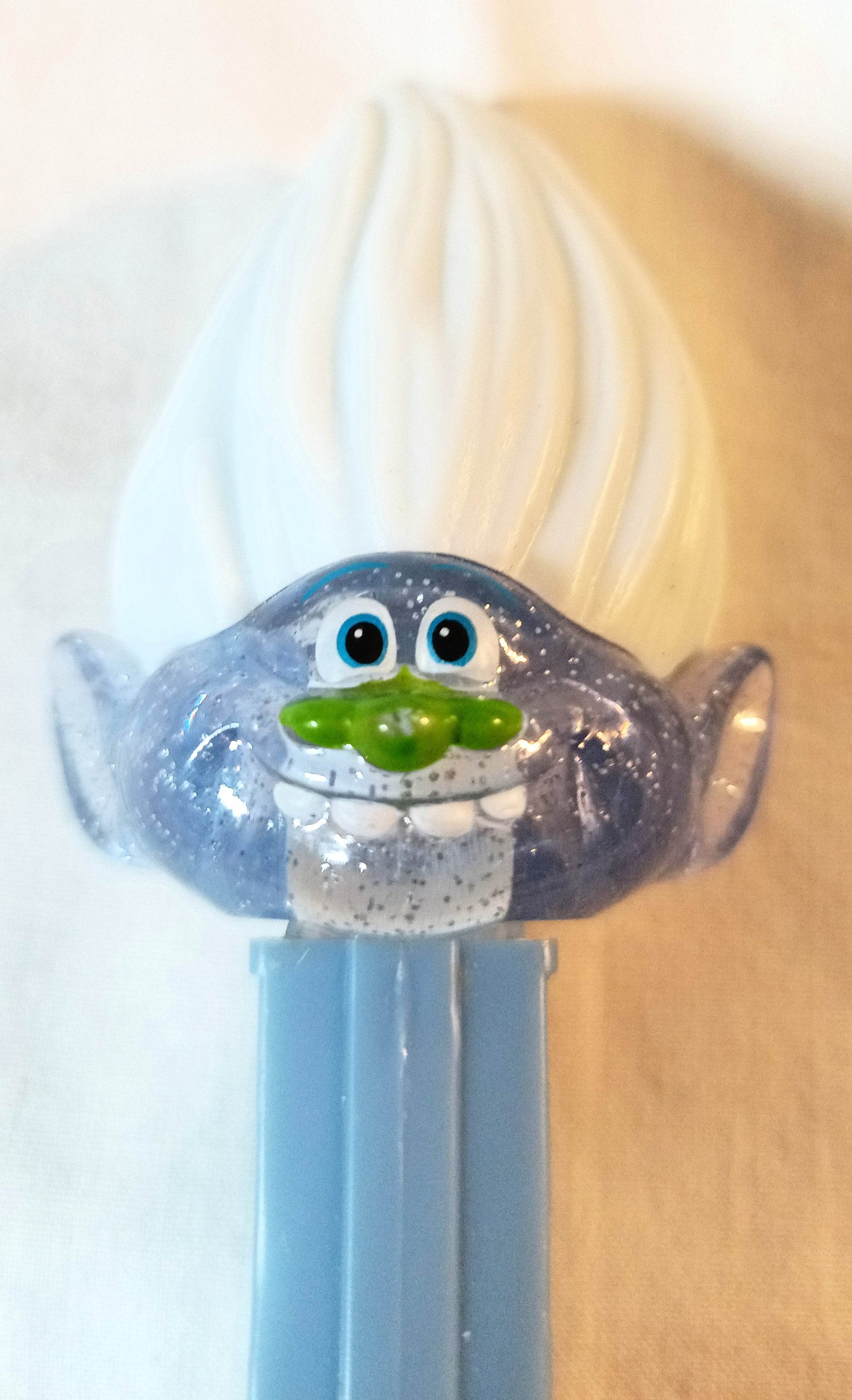 Pez Trolls Crystal Guy Diamond Mini Candy Dispenser 2016 - TulipStuff