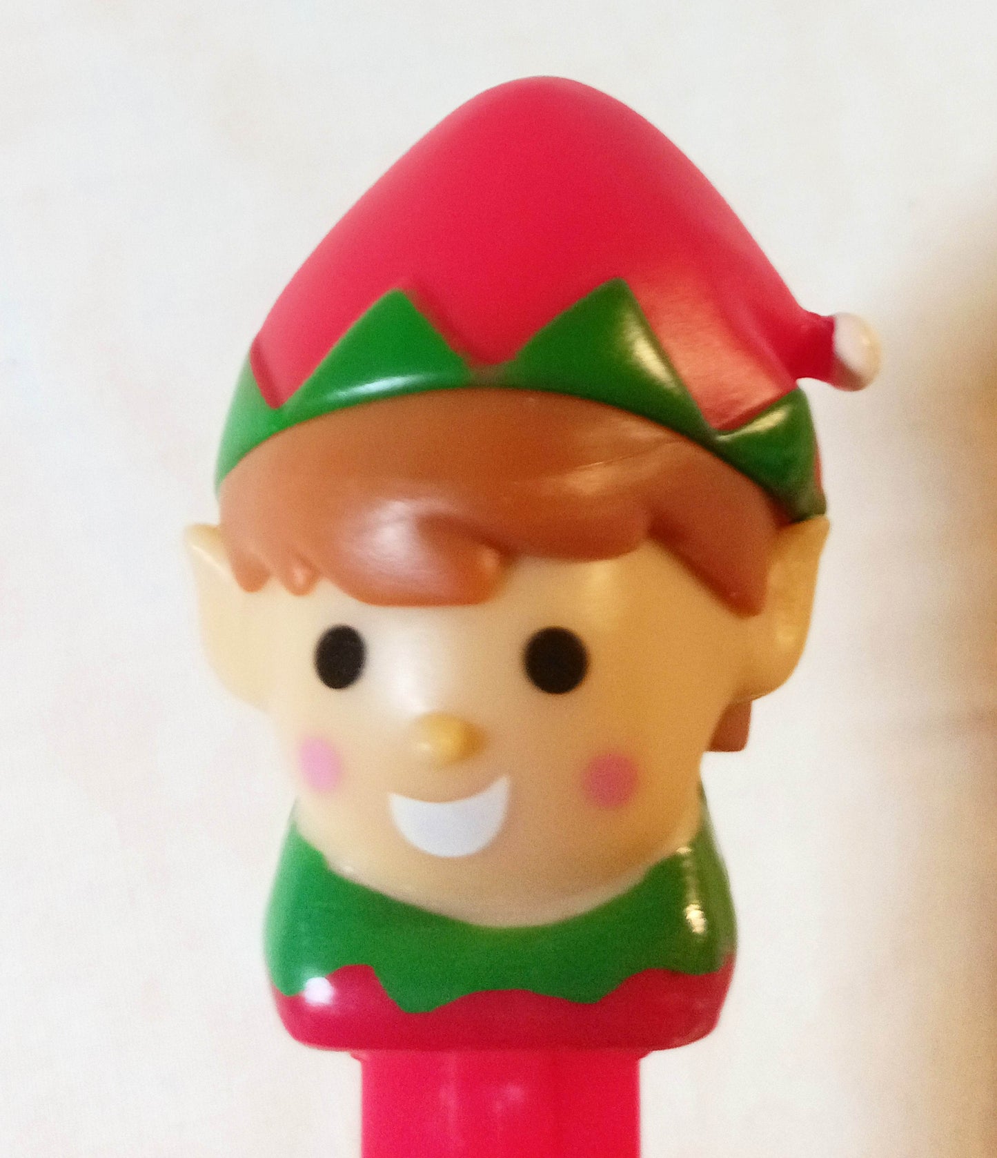 Pez Season's Greetings Holiday Red/Green Elf Candy Dispenser - TulipStuff