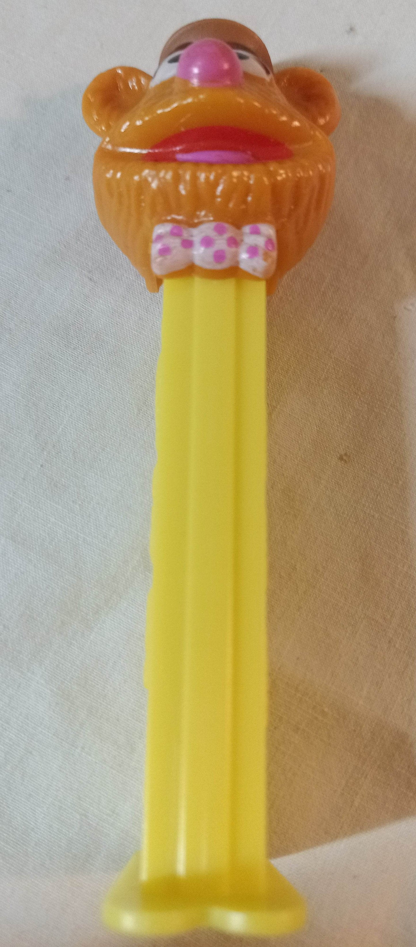 Pez Fozzie Bear Muppets Candy Dispenser Czech Republic 1991 - TulipStuff