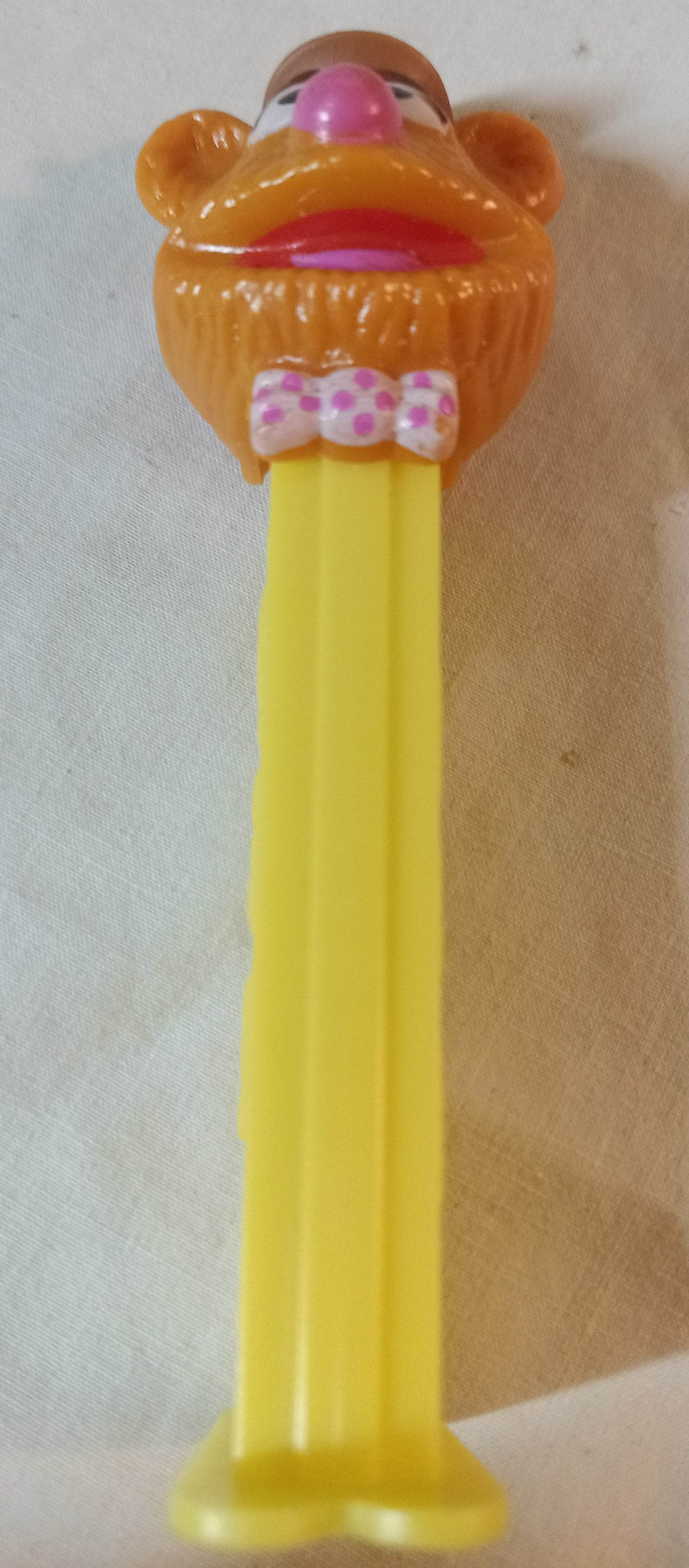 Pez Fozzie Bear Muppets Candy Dispenser Czech Republic 1991 - TulipStuff