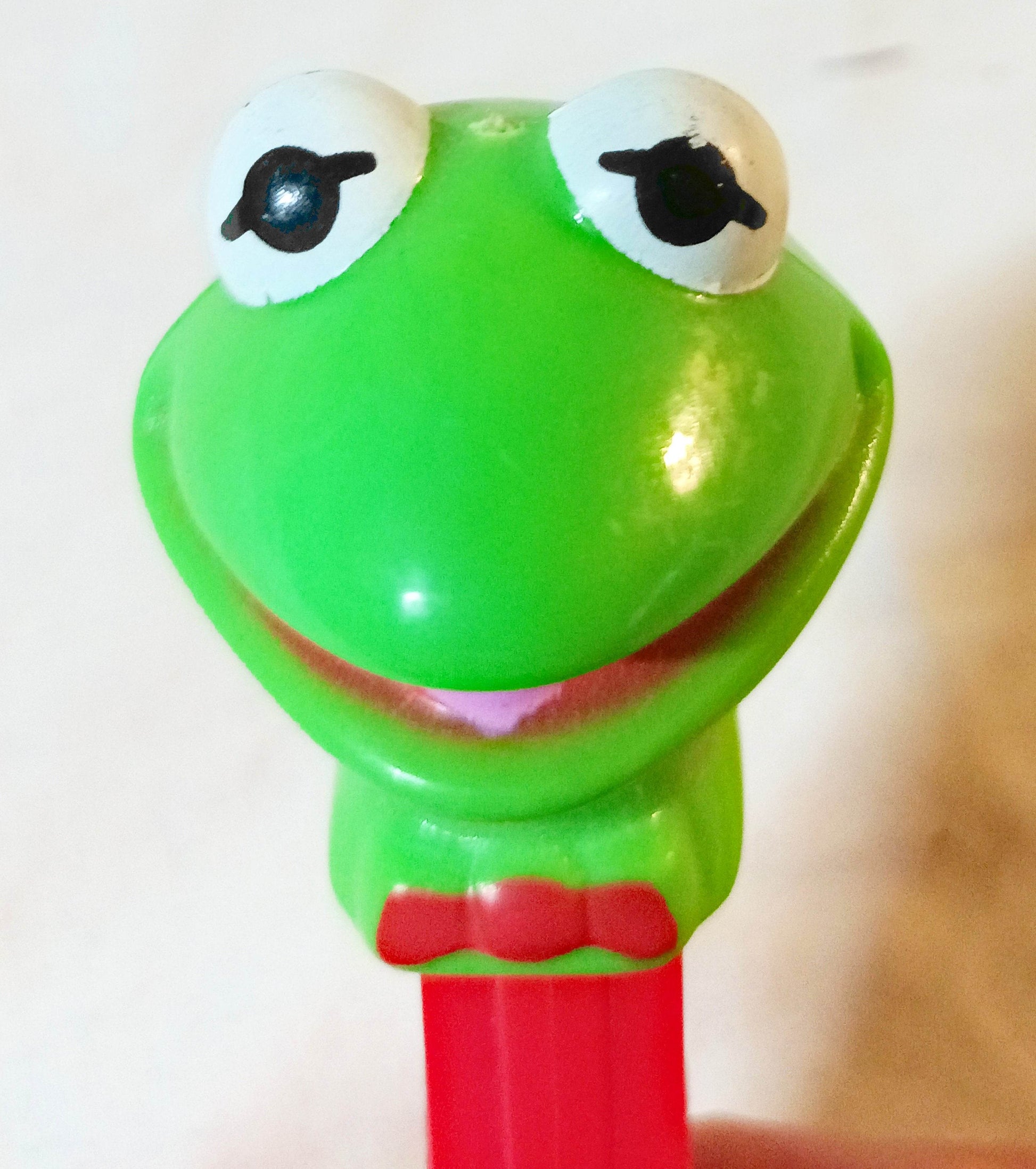 Pez Kermit The Frog Muppets Candy Dispenser Hungary 1991 - TulipStuff