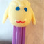 Pez Lamb Chop Candy Dispenser Purple Yugoslavia 1980's - TulipStuff