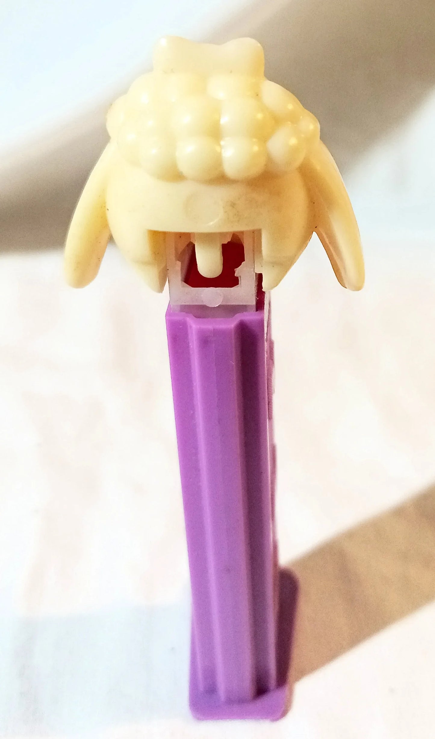 Pez Lamb Chop Candy Dispenser Purple Yugoslavia 1980's - TulipStuff