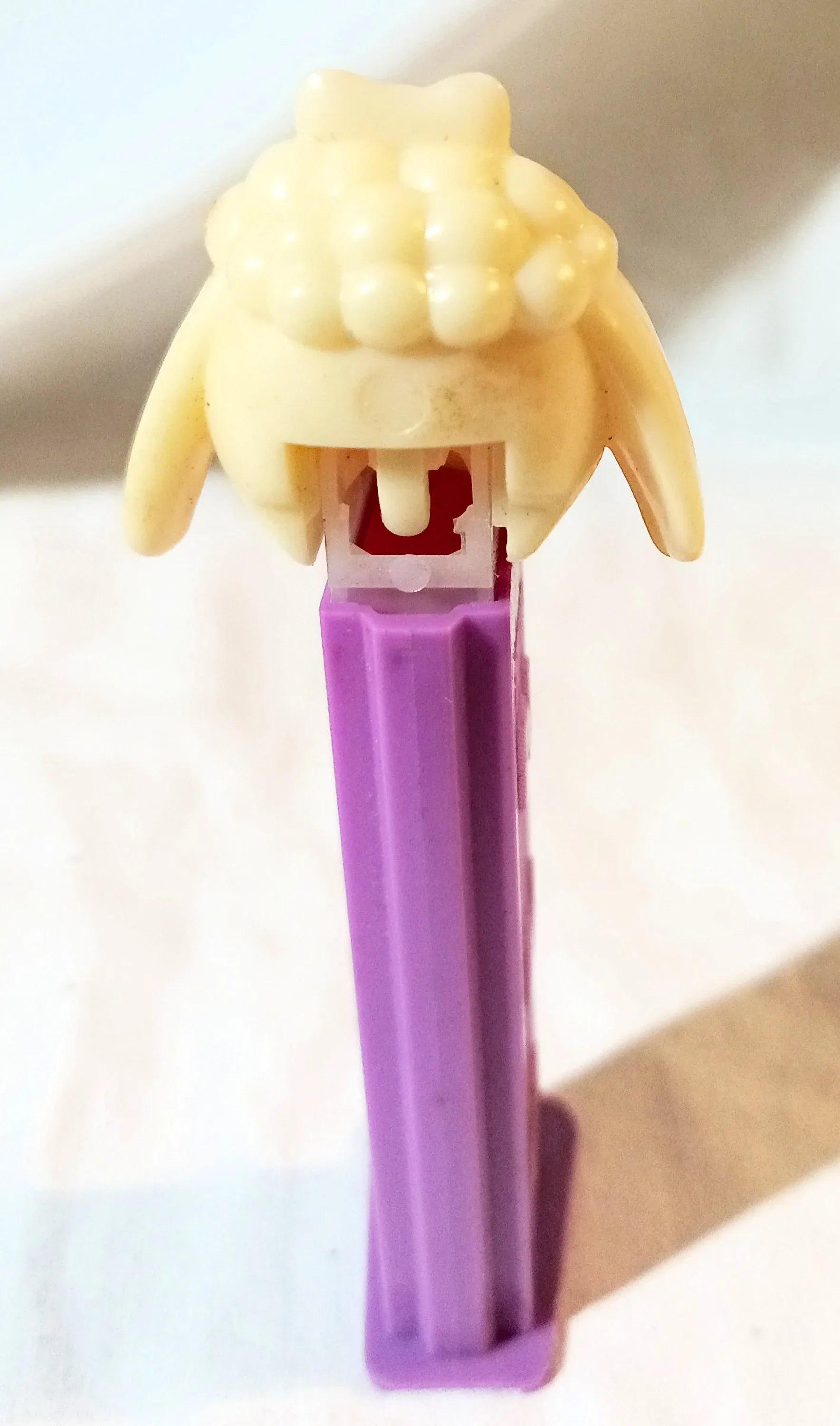 Pez Lamb Chop Candy Dispenser Purple Yugoslavia 1980's - TulipStuff