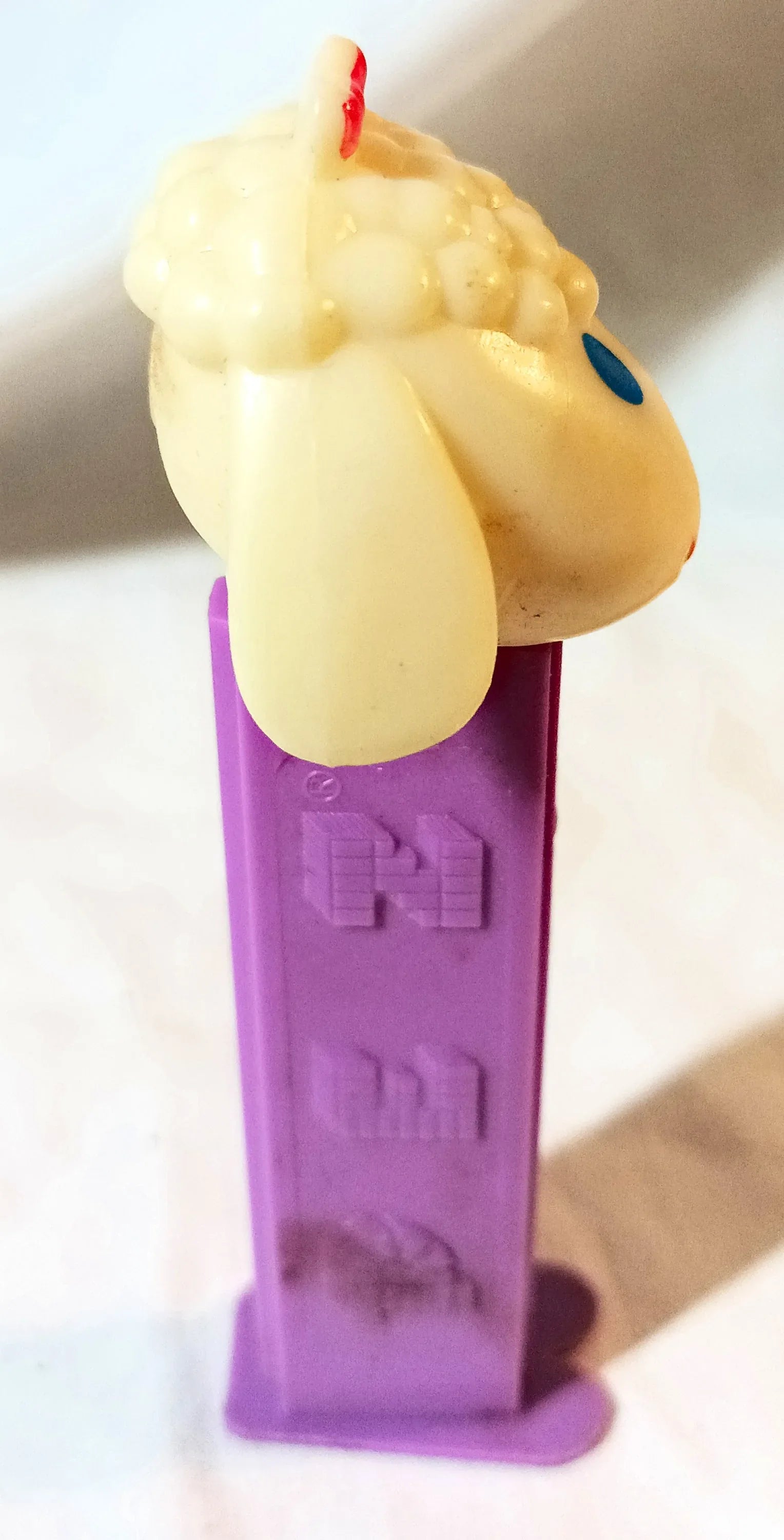 Pez Lamb Chop Candy Dispenser Purple Yugoslavia 1980's - TulipStuff