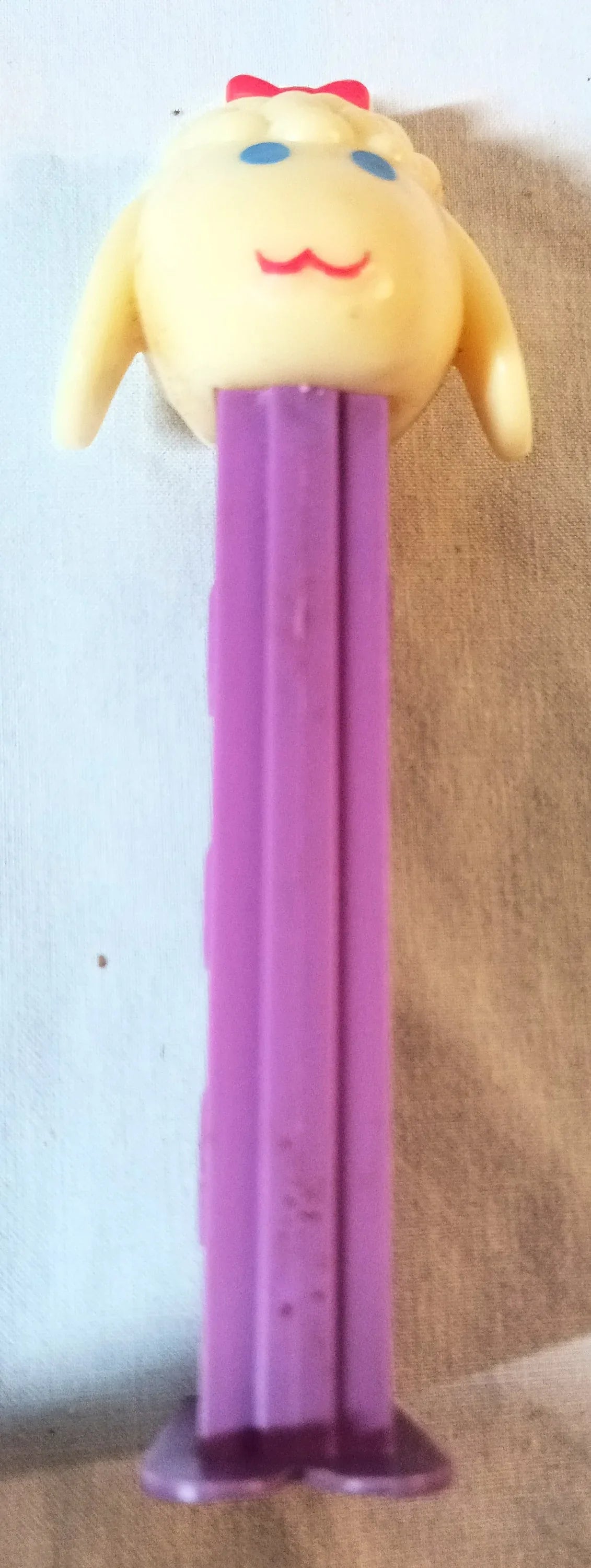 Pez Lamb Chop Candy Dispenser Purple Yugoslavia 1980's - TulipStuff