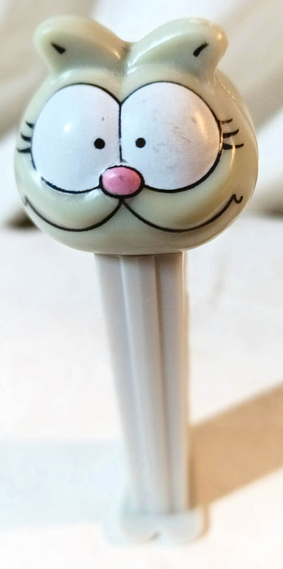 Pez Nermal Grey Tabby Cat (from Garfield) Candy Dispenser Slovenia 1991 - TulipStuff