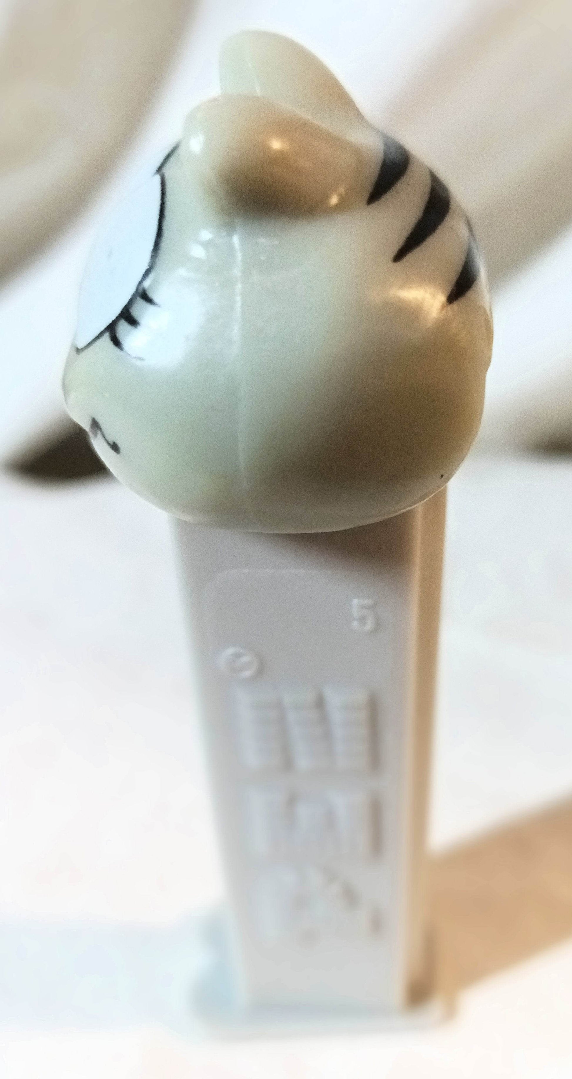 Pez Nermal Grey Tabby Cat (from Garfield) Candy Dispenser Slovenia 1991 - TulipStuff