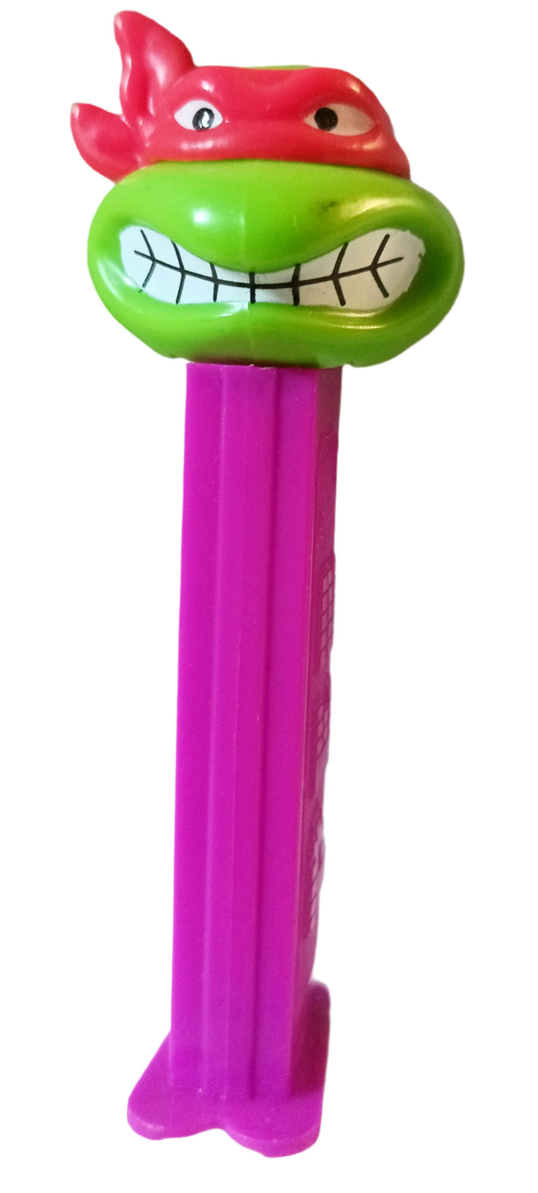 Pez Teenage Mutant Ninja Turtles Raphael Angry Dispenser 1994 Purple - TulipStuff