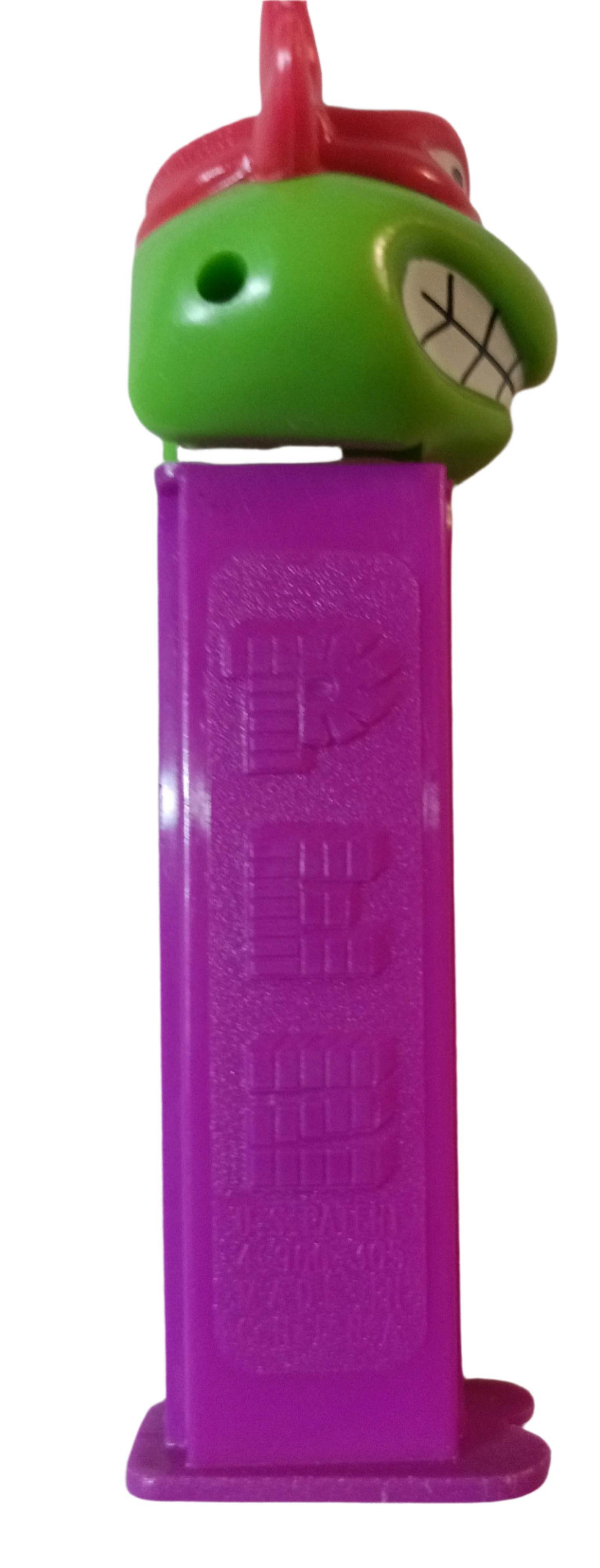 Pez Teenage Mutant Ninja Turtles Raphael Angry Dispenser 1994 Purple - TulipStuff
