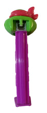 Load image into Gallery viewer, Pez Teenage Mutant Ninja Turtles Raphael Angry Dispenser 1994 Purple - TulipStuff
