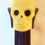 Pez Skull Candy Dispenser Halloween Purple Yugoslavia 1991 - TulipStuff