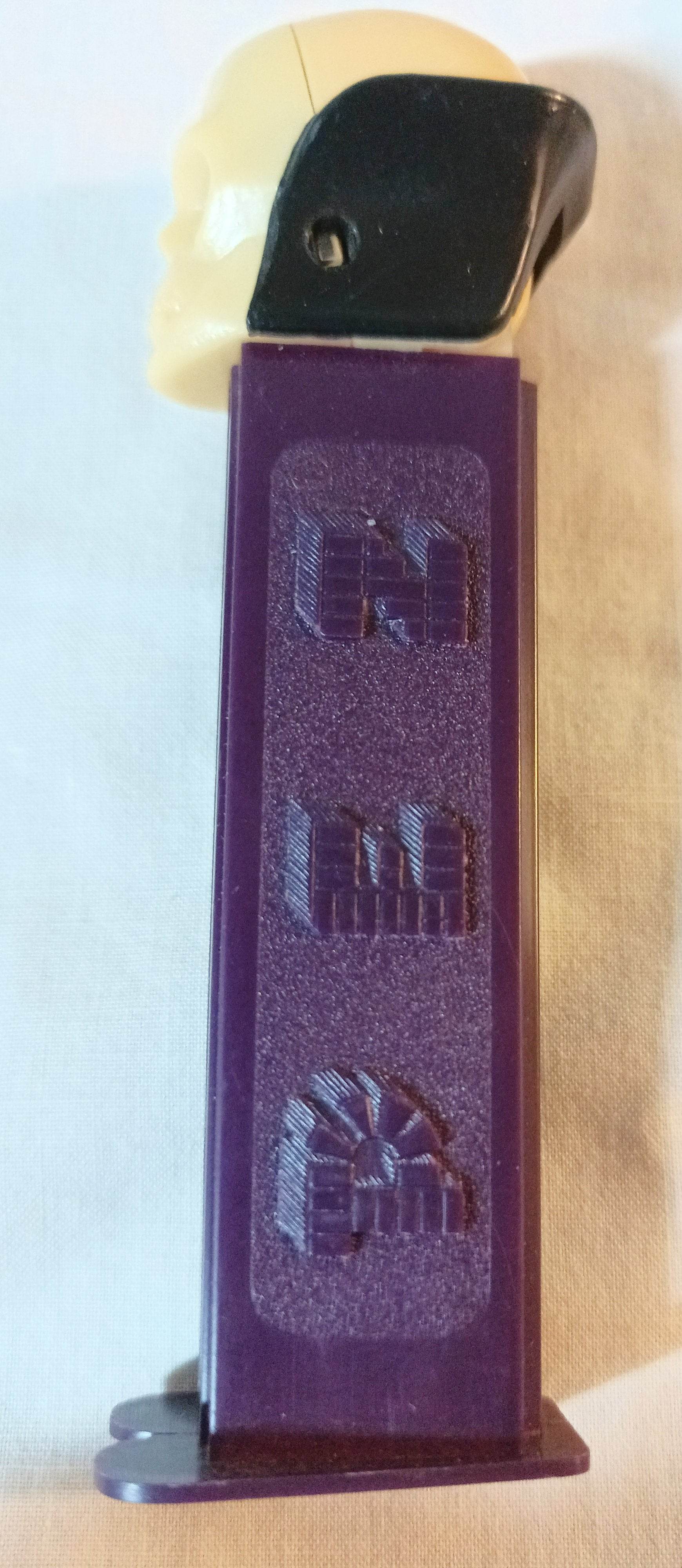 Pez Skull Candy Dispenser Halloween Purple Yugoslavia 1991 - TulipStuff