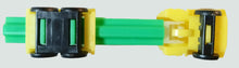Load image into Gallery viewer, Pez Truck D Yellow Cab Green Trailer Candy Dispenser 1991 Slovenia - TulipStuff
