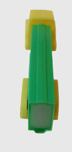 Load image into Gallery viewer, Pez Truck D Yellow Cab Green Trailer Candy Dispenser 1991 Slovenia - TulipStuff

