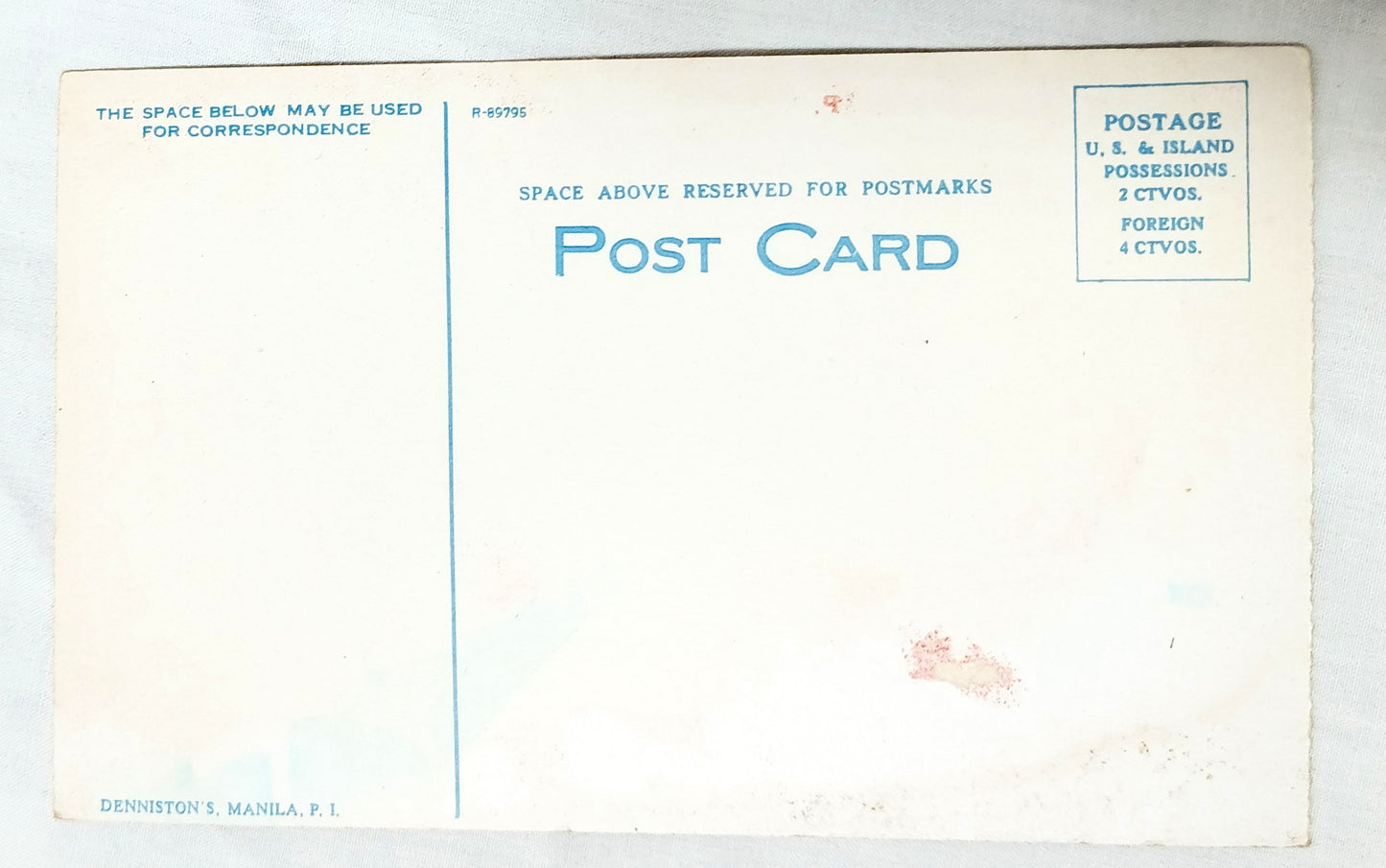 Philippines Lachon Roasting Pig Postcard 1920 Denniston's Manila - TulipStuff
