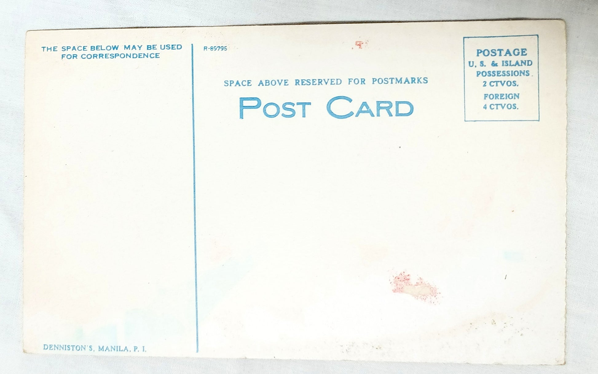 Philippines Lachon Roasting Pig Postcard 1920 Denniston's Manila - TulipStuff