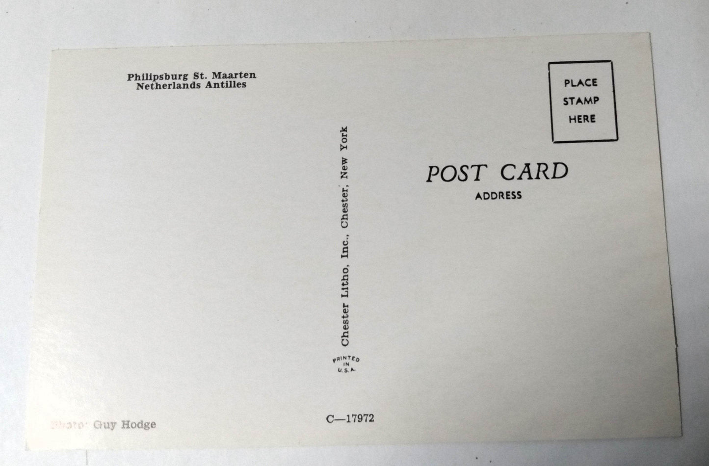 Philipsburg St Maarten Netherlands Antilles Town Harbor 1960's - TulipStuff