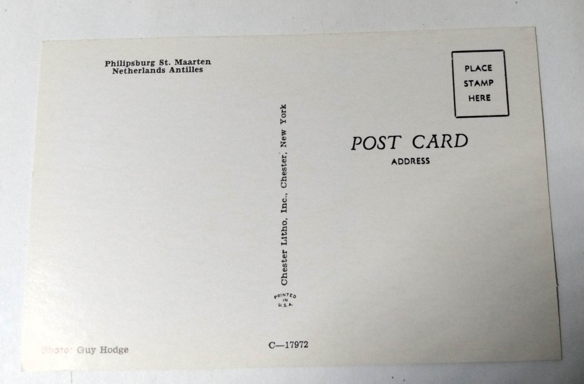 Philipsburg St Maarten Netherlands Antilles Town Harbor 1960's - TulipStuff