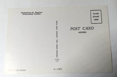 Philipsburg St Maarten Netherlands Antilles Town Harbor 1960's - TulipStuff
