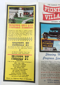 The Harold Warp Pioneer Village Minden Nebraska Mid 1960's Brochure - TulipStuff