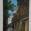 Pirates Alley French Quarter New Orleans Louisiana Linen Postcard 1940's - TulipStuff