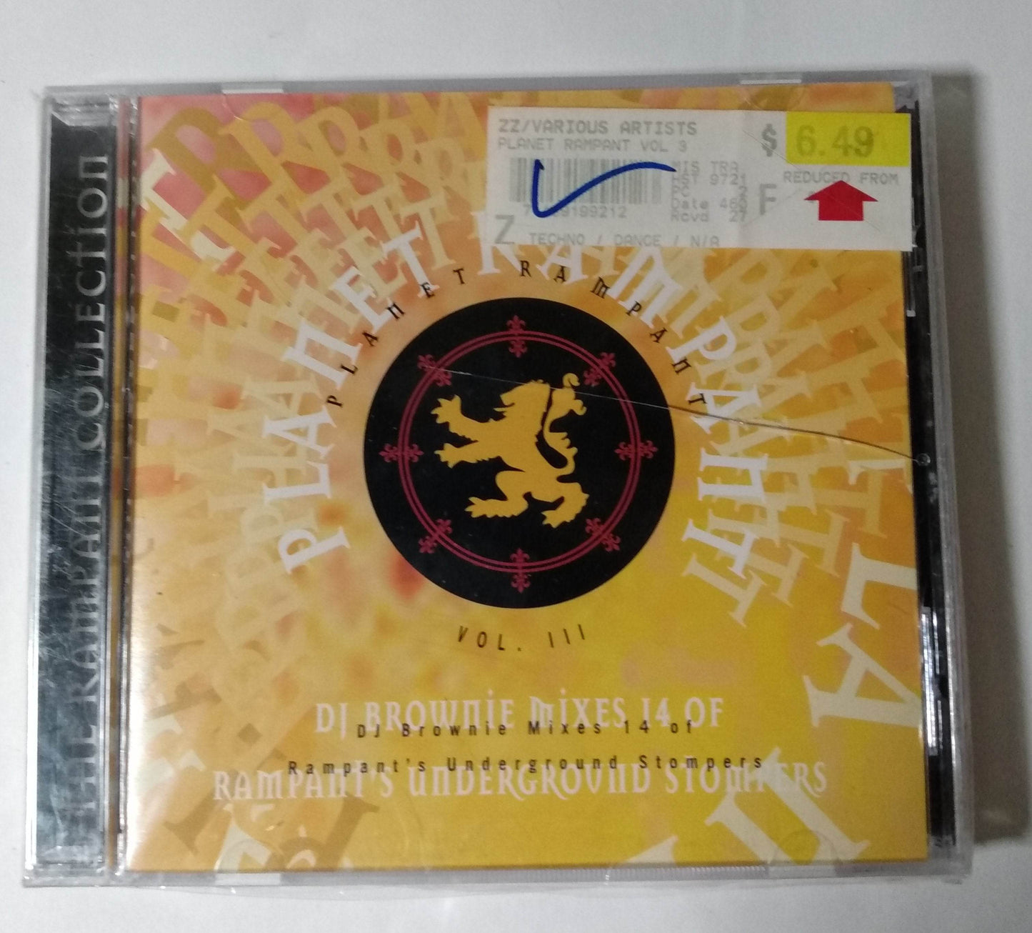 Planet Rampant Vol. III Mixed by DJ Brownie House Trance Music CD 1997 - TulipStuff
