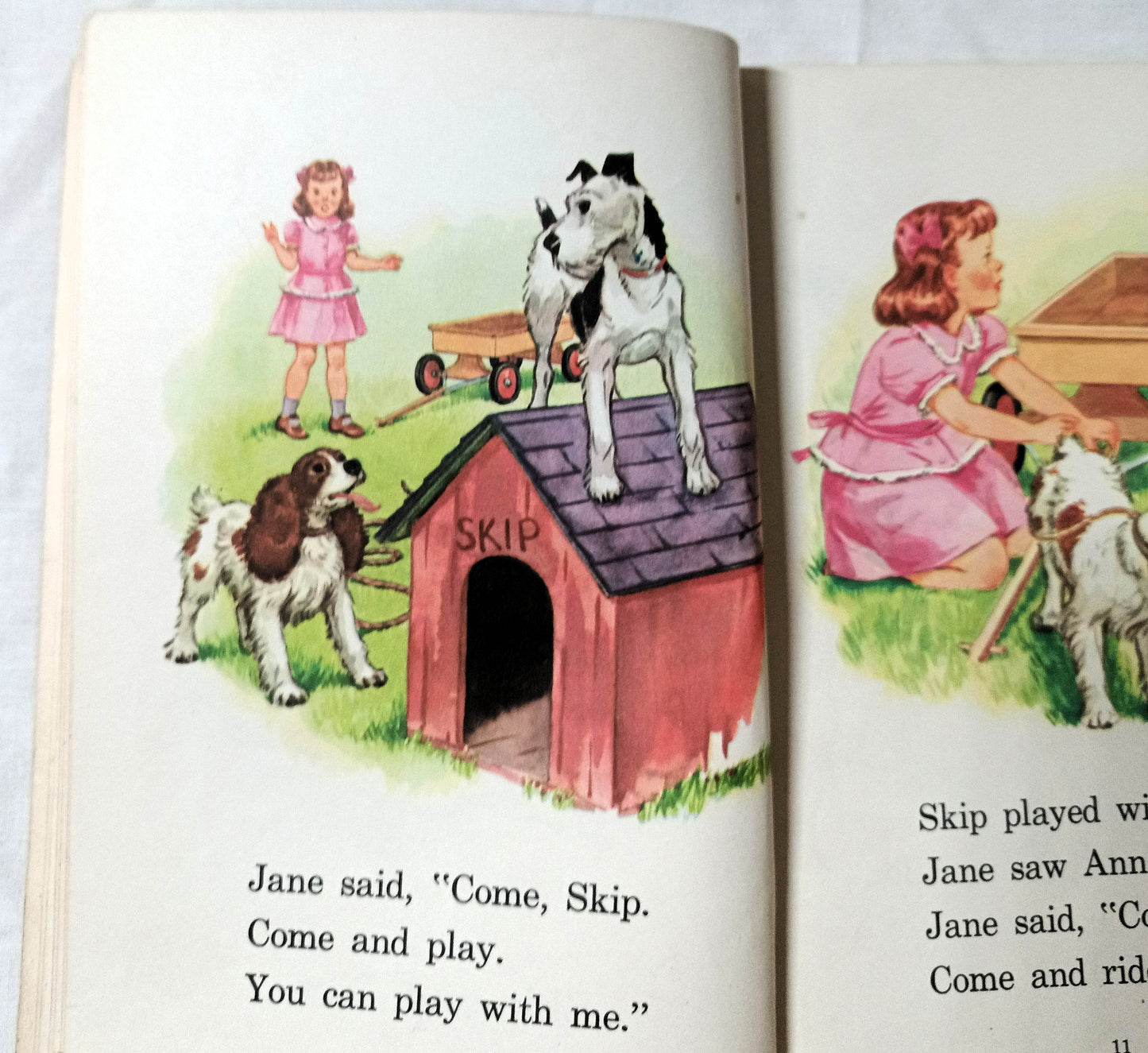 Play With Us - Second Level Pre-Primer Elementary School Reader 1954 - TulipStuff