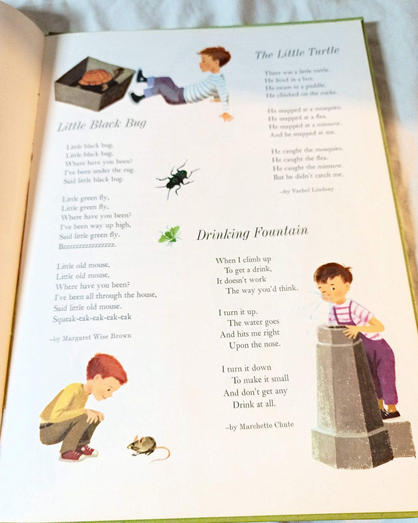 Poems To Read To The Very Young Hardcover Dagmar Wilson 1961 1st Ed - TulipStuff