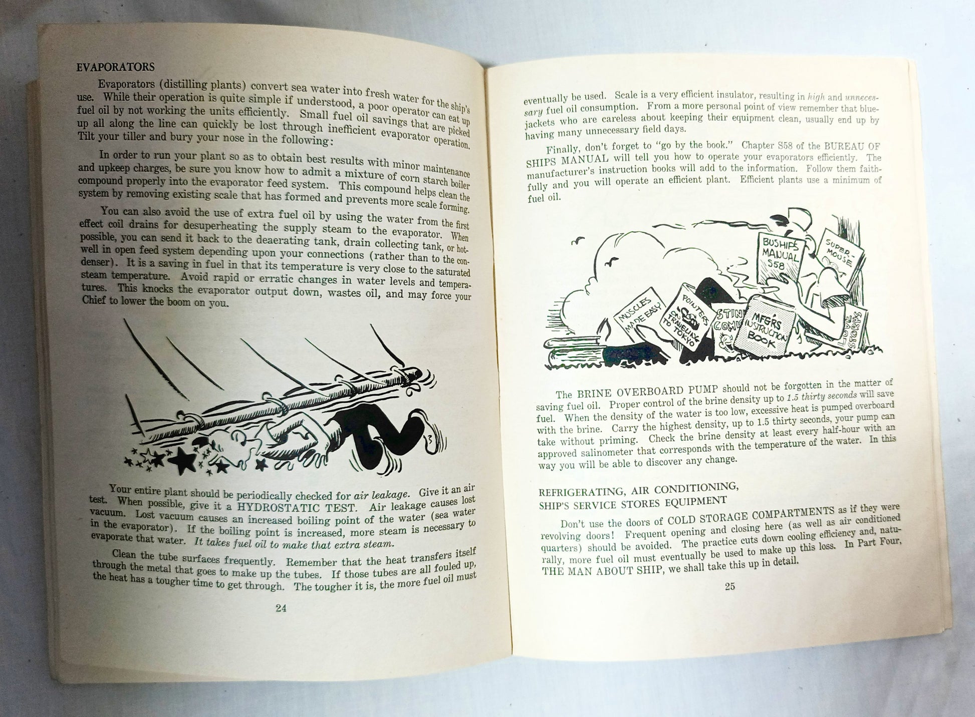 Pointers On Traveling To Tokyo Don't Waste That Fuel Oil US Navy 1945 - TulipStuff