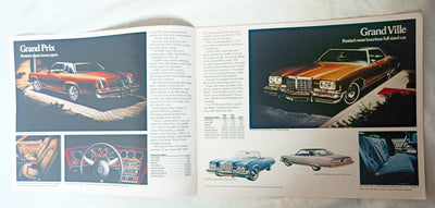 Pontiac 1974 Full Line Sales Brochure GTO LeMans Firebird GrandAm - TulipStuff