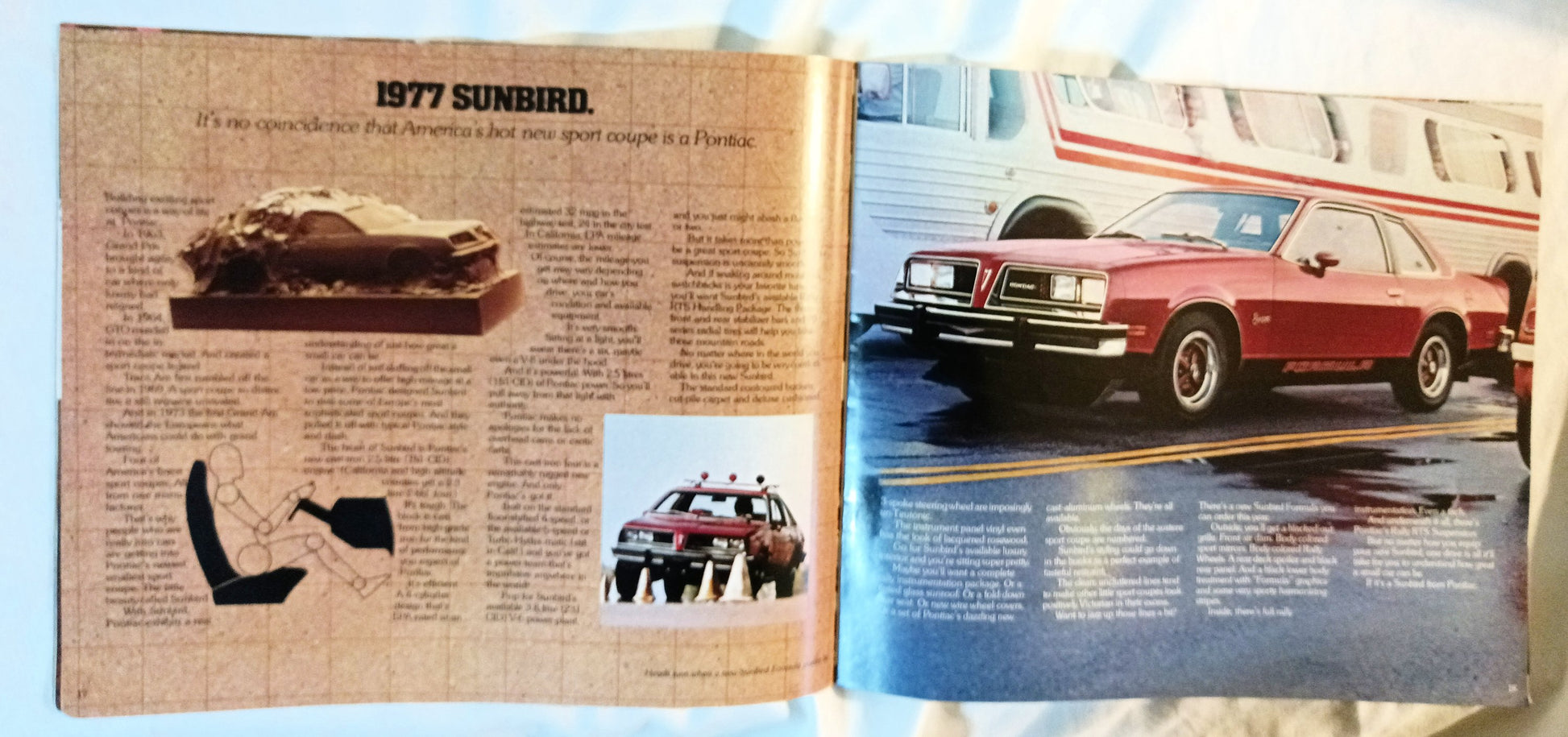 Pontiac 1977 Dealer Showroom Sales Brochure 50th Anniversary - TulipStuff